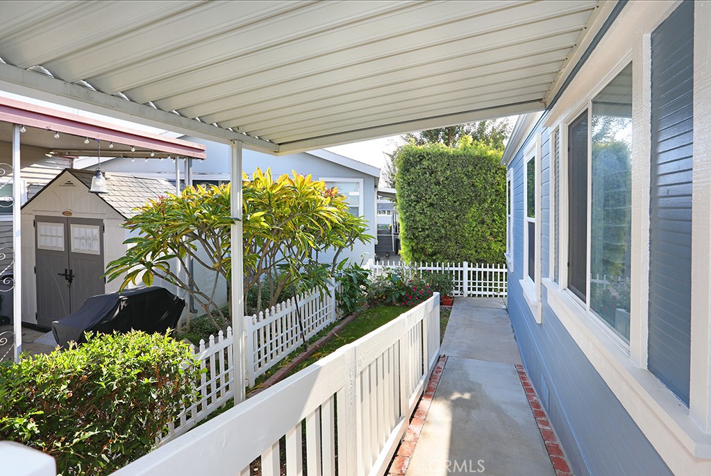61 Saddleback Road Tustin, CA 92780 - Photo 46 of 49 a view of a porch