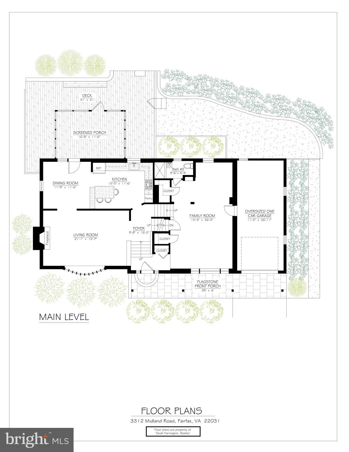 3312 Midland Road Fairfax, VA 22031 - Photo 9 of 12 Floor Plan - Main Level