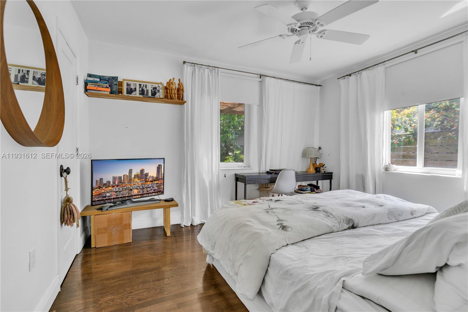 419 Southwest 30th Road Miami, FL 33129 - Photo 12 of 22 a bedroom with bed and window