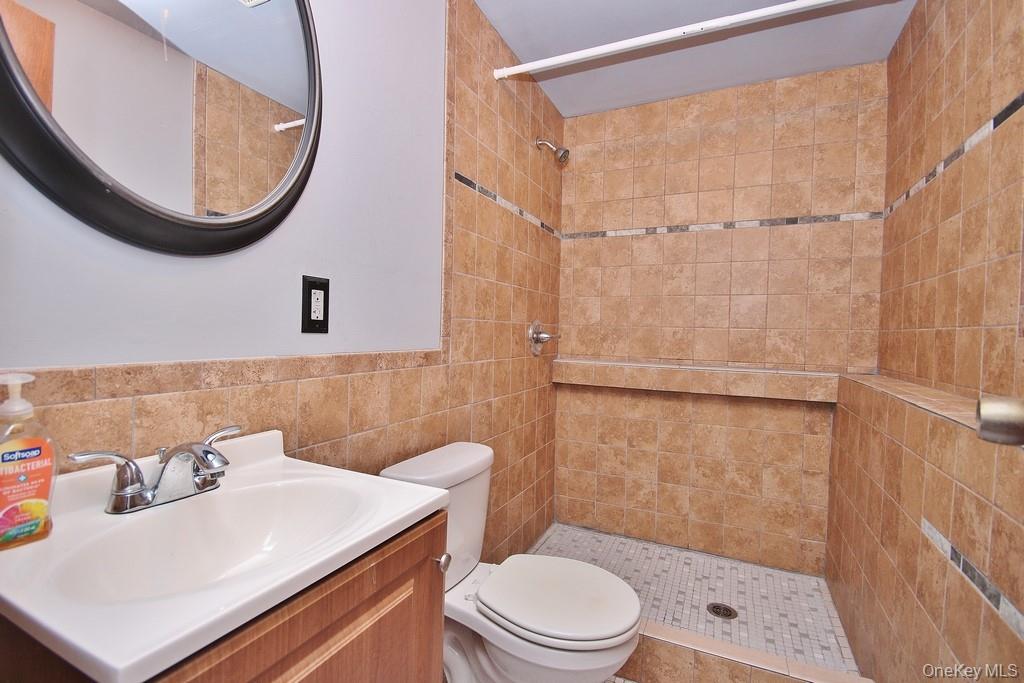 1065 Dolsontown Road Middletown, NY 10940 - Photo 42 of 50 a bathroom with a sink a toilet and a mirror