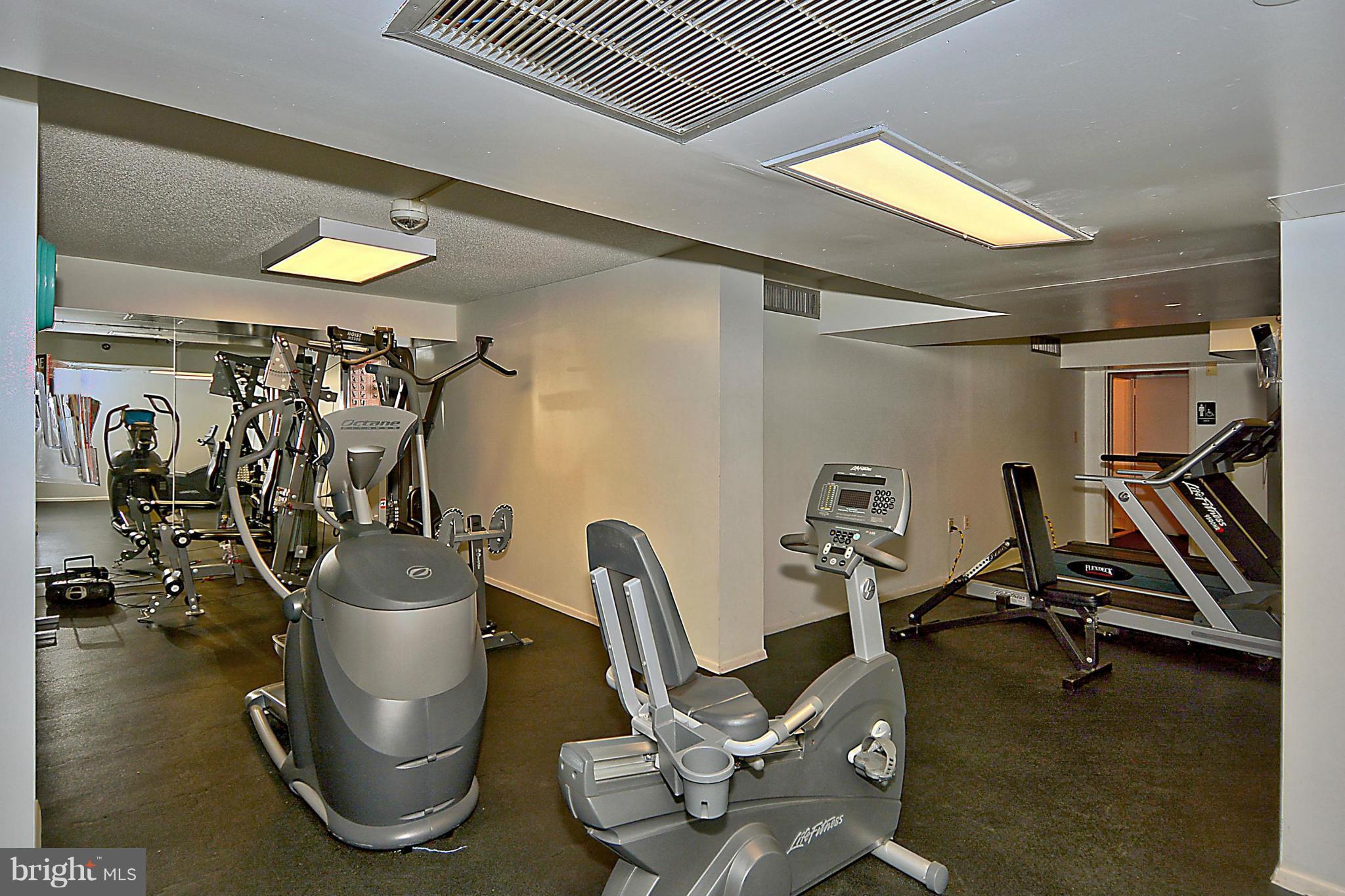 1808 Old Meadow Road, Unit 217 McLean, VA 22102 - Photo 24 of 30 a view of a room with gym equipment