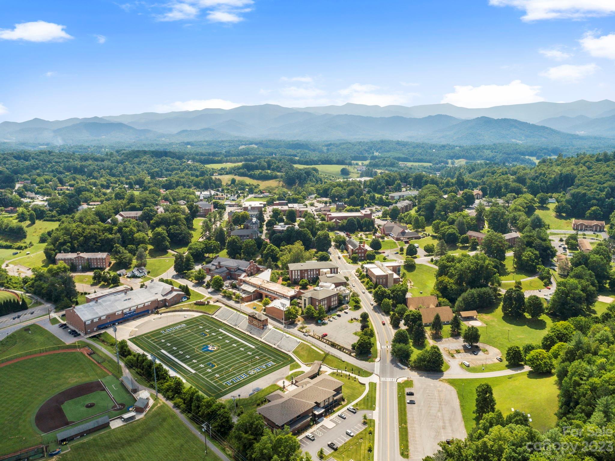 2023 Turnpike Road Marshall, NC 28753 - Photo 46 of 47 a view of a city with mountains in the background