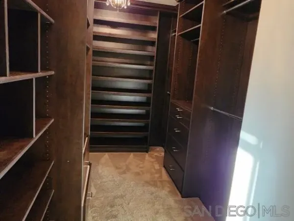 a view of walk in closet