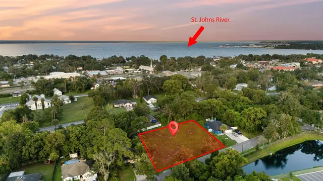 a view of city and mountain