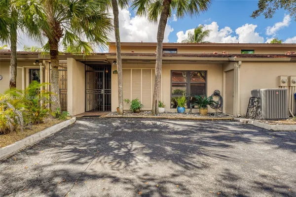 a view of front door of house