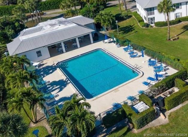 805 Southeast Central Parkway, Unit 16 Stuart, FL 34994 - Photo 11 of 11 an aerial view of a house