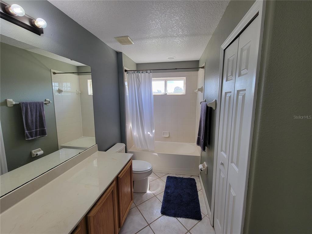 3145 Twisted Oak Loop Kissimmee, FL 34744 - Photo 87 of 93 a bathroom with a sink a toilet and shower