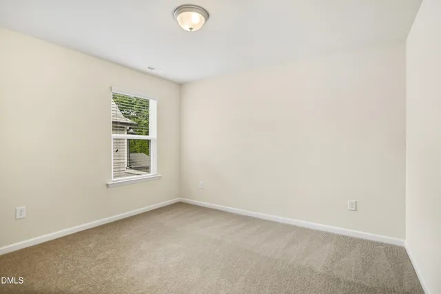 a view of small space with racks on the wall