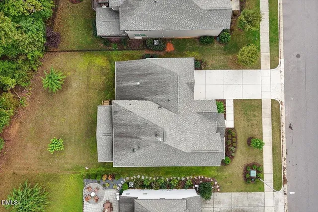 a view of a wooden balcony with outdoor space