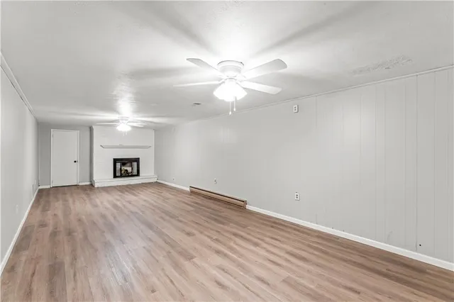 wooden floor in an empty room