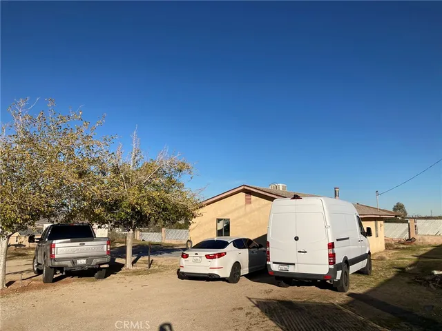 a car parked in front of a house