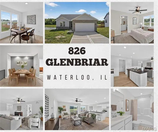 $324,900 | 826 Glenbriar Drive, Waterloo, IL 62298