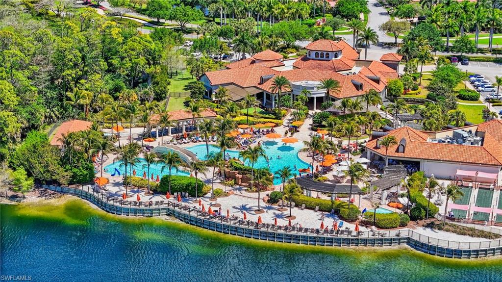 9513 Avellino Way, Unit 2014 Naples, FL 34113 - Photo 37 of 41 an aerial view of residential house with outdoor space and swimming pool