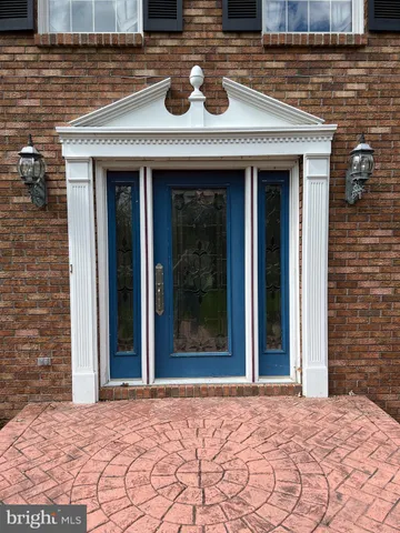 a view of a entryway door of the house