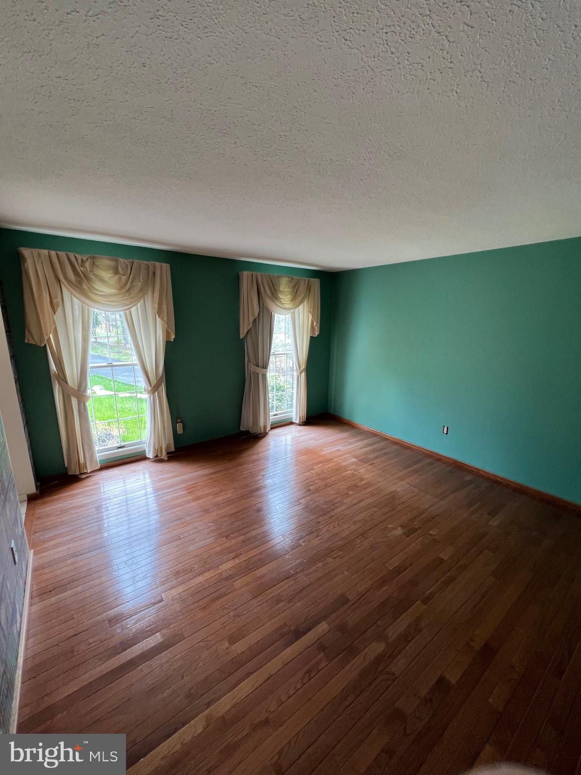 17702 Maniford Road Southeast Oldtown, MD 21555 - Photo 10 of 46 an empty room with a fireplace and wooden floor