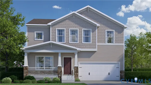 a view of house with yard