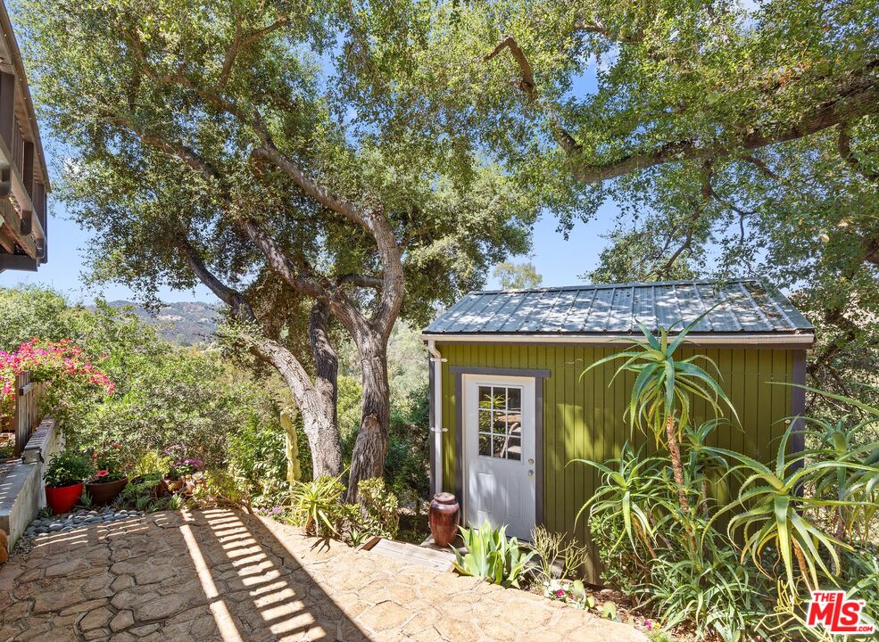 1553 Penny Road Topanga, CA 90290 - Photo 23 of 23 a view of a entryway door of the house