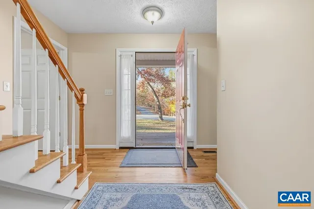 a view of an entryway door