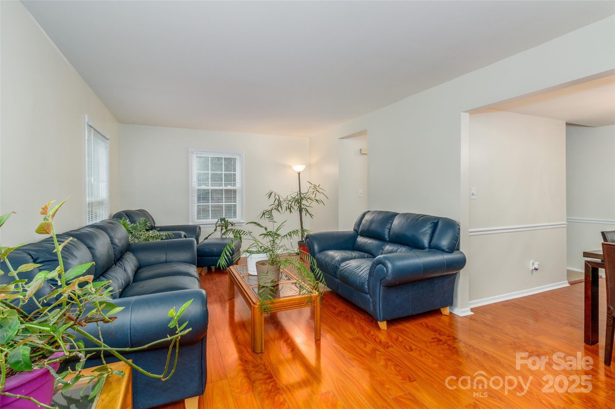 8300 Knights Bridge Road Charlotte, NC 28210 - Photo 11 of 47 a living room with furniture and a potted plant