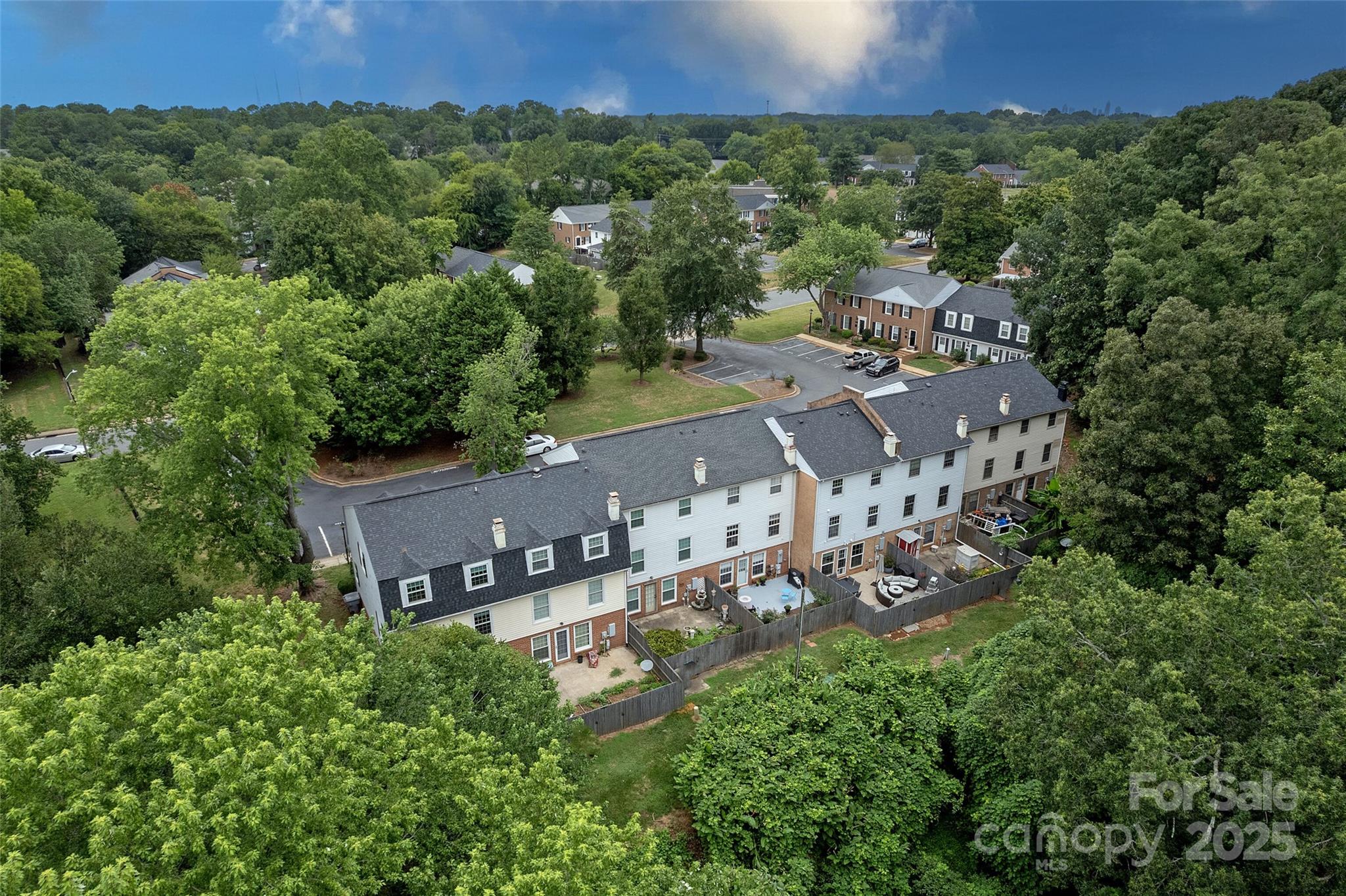 8300 Knights Bridge Road Charlotte, NC 28210 - Photo 45 of 47 an aerial view of a house with a yard