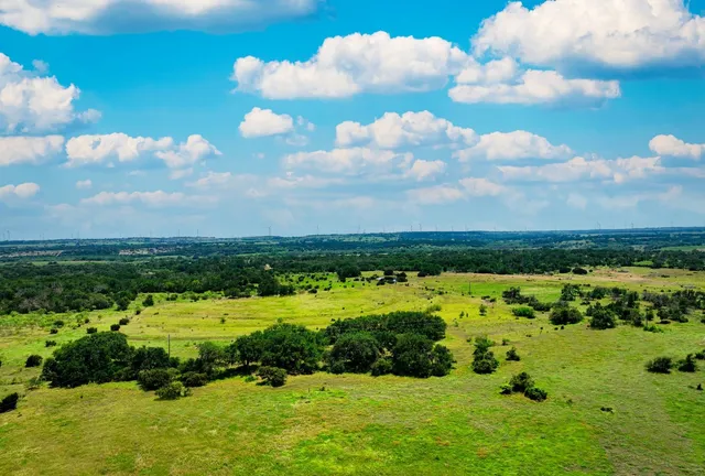 a view of a lake with houses
