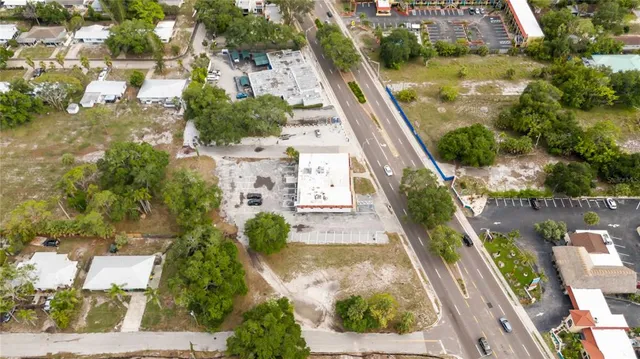 a view of a yard with plants