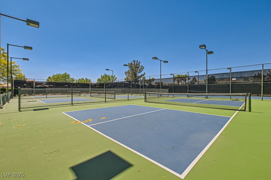 7513 Java Sparrow Street North Las Vegas, NV 89084 - Photo 28 of 36 View of pickleball courts with fence