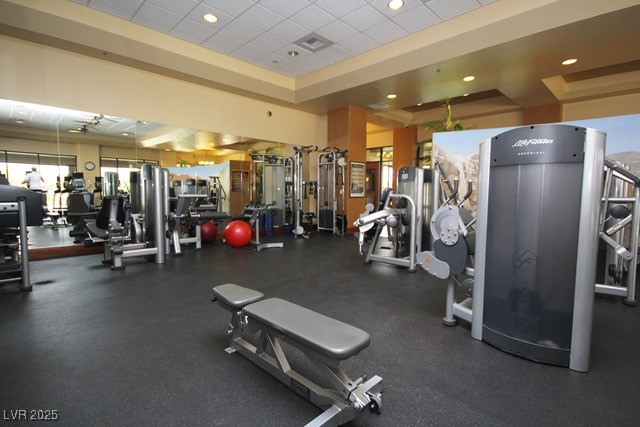 7513 Java Sparrow Street North Las Vegas, NV 89084 - Photo 31 of 36 Gym with weights and cardio equipment