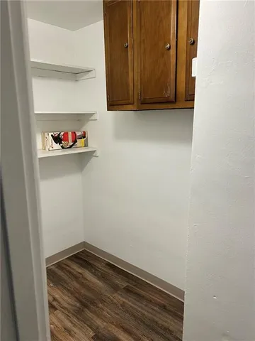 a view of a closet