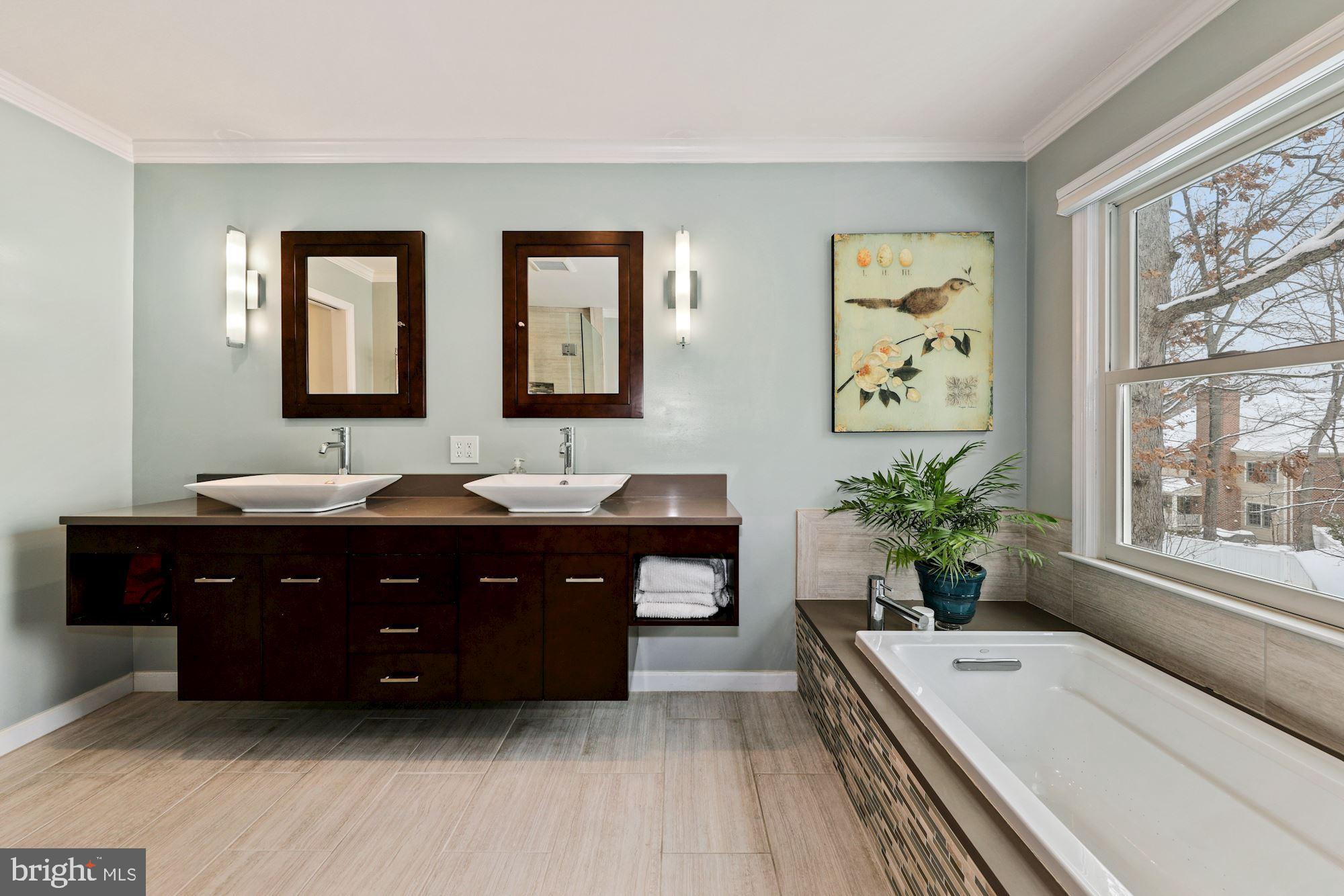 203 Tschiffely Square Road Gaithersburg, MD 20878 - Photo 21 of 38 Renovated spa-like main bathroom w/air jet tub