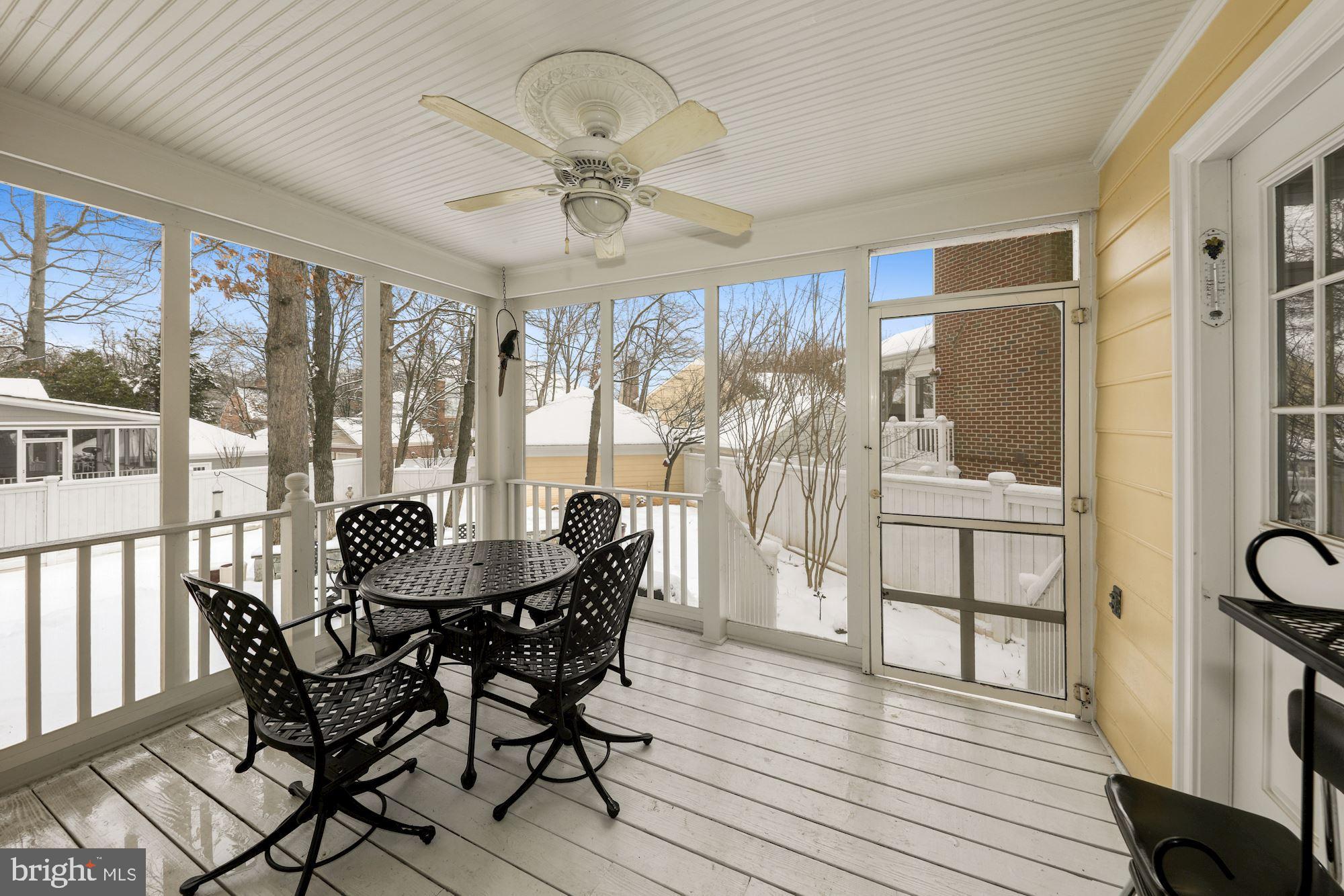 203 Tschiffely Square Road Gaithersburg, MD 20878 - Photo 10 of 38 Fantastic screened porch off family room