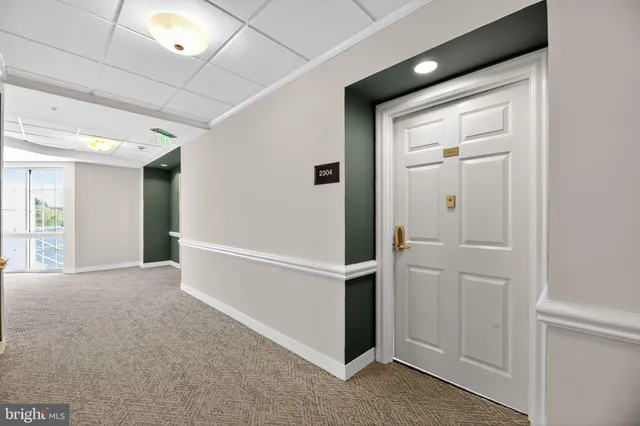 a view of an empty room