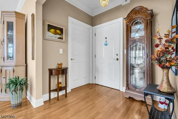 a view of livingroom with furniture and wooden floor