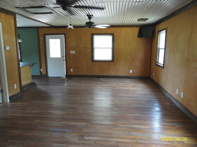 144 Old Sardis Church Road Clayton, AL 36016 - Photo 28 of 34 an empty room with wooden floor and windows
