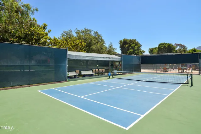 a view of a tennis court