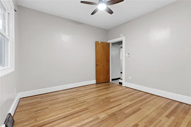 wooden floor in an empty room