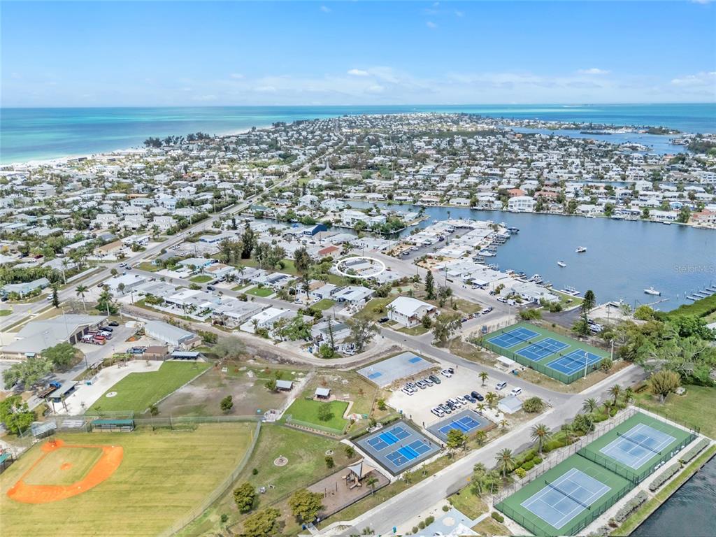 445 63rd Street Holmes Beach, FL 34217 - Photo 38 of 45 an aerial view of multiple house