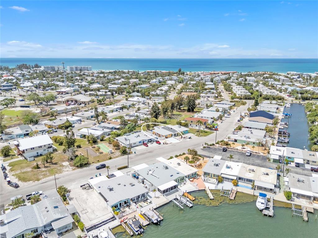 445 63rd Street Holmes Beach, FL 34217 - Photo 39 of 45 an aerial view of residential building with outdoor space
