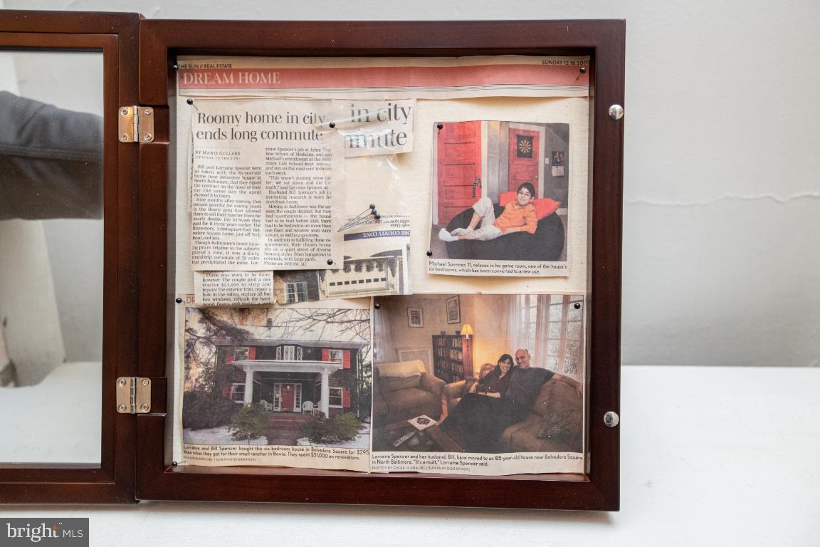 519 Orkney Road Baltimore, MD 21212 - Photo 40 of 40 Home was featured in Baltimore Sun in 2005