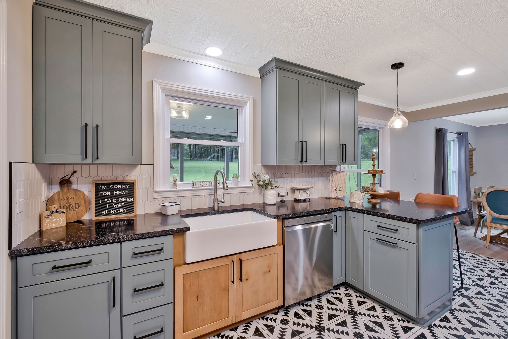 345 Lock 5 Road Lebanon, TN 37087 - Photo 15 of 50 Farmhouse sink and built-in automatic trash drawer that opens and closes with soft foot taps.
