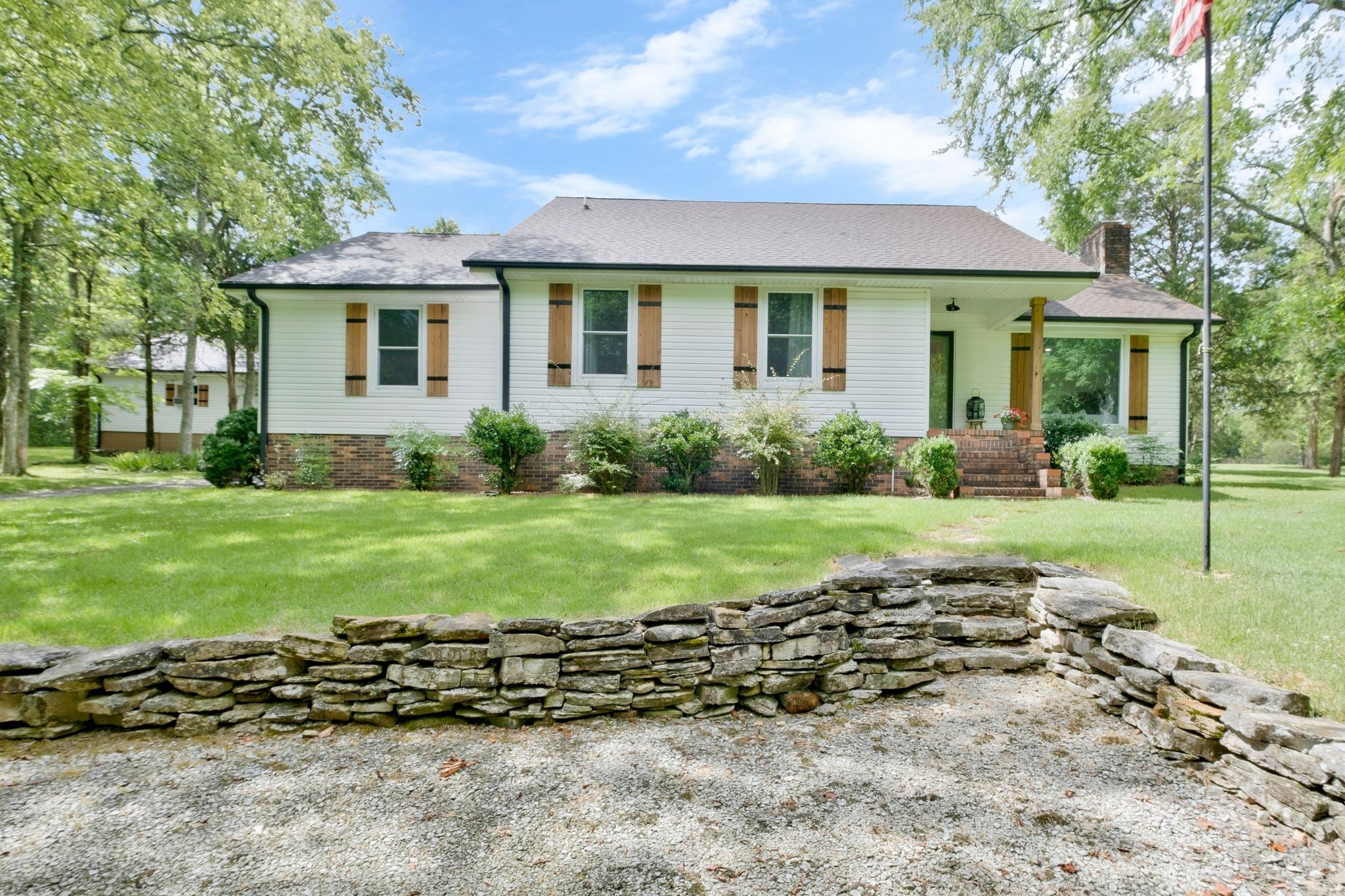 345 Lock 5 Road Lebanon, TN 37087 - Photo 3 of 50 Parking space in front and back. Updated look with new shutters and porch post.