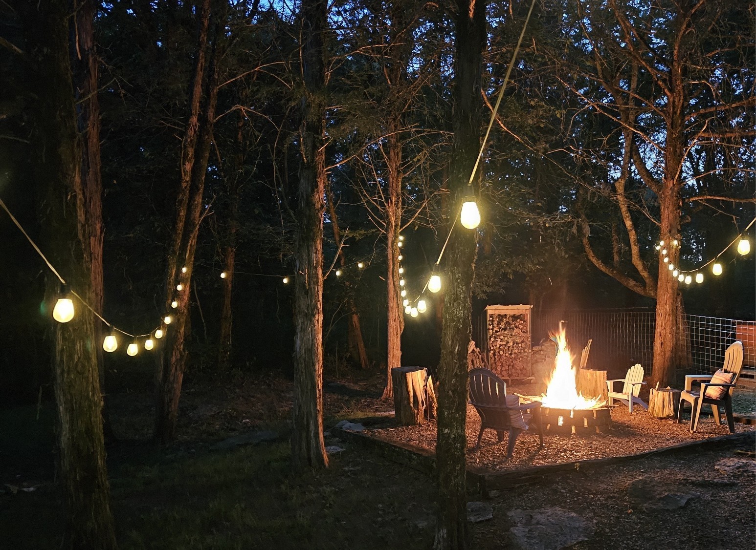 345 Lock 5 Road Lebanon, TN 37087 - Photo 43 of 50 Enjoy the outdoors at night around the firepit!