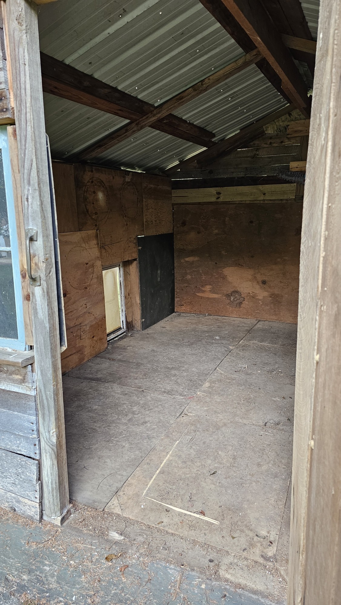 345 Lock 5 Road Lebanon, TN 37087 - Photo 50 of 50 Inside of small building. Was converted to a dog house with screwed in boards that can easily be removed.