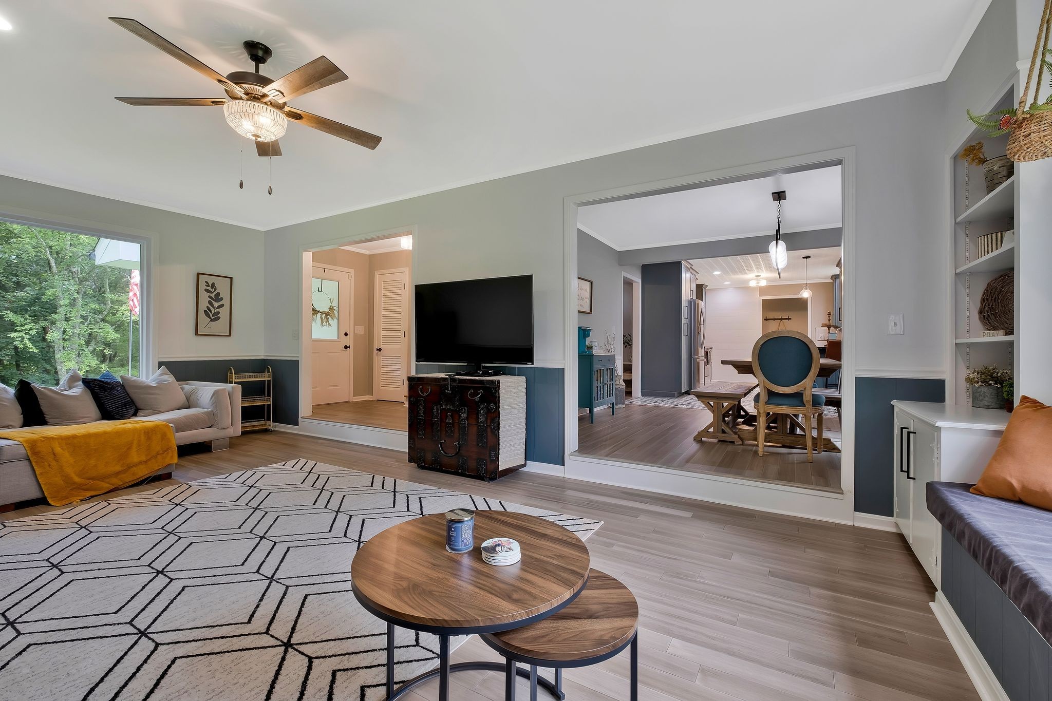 345 Lock 5 Road Lebanon, TN 37087 - Photo 10 of 50 Sunken living room opens to the dining room and kitchen.