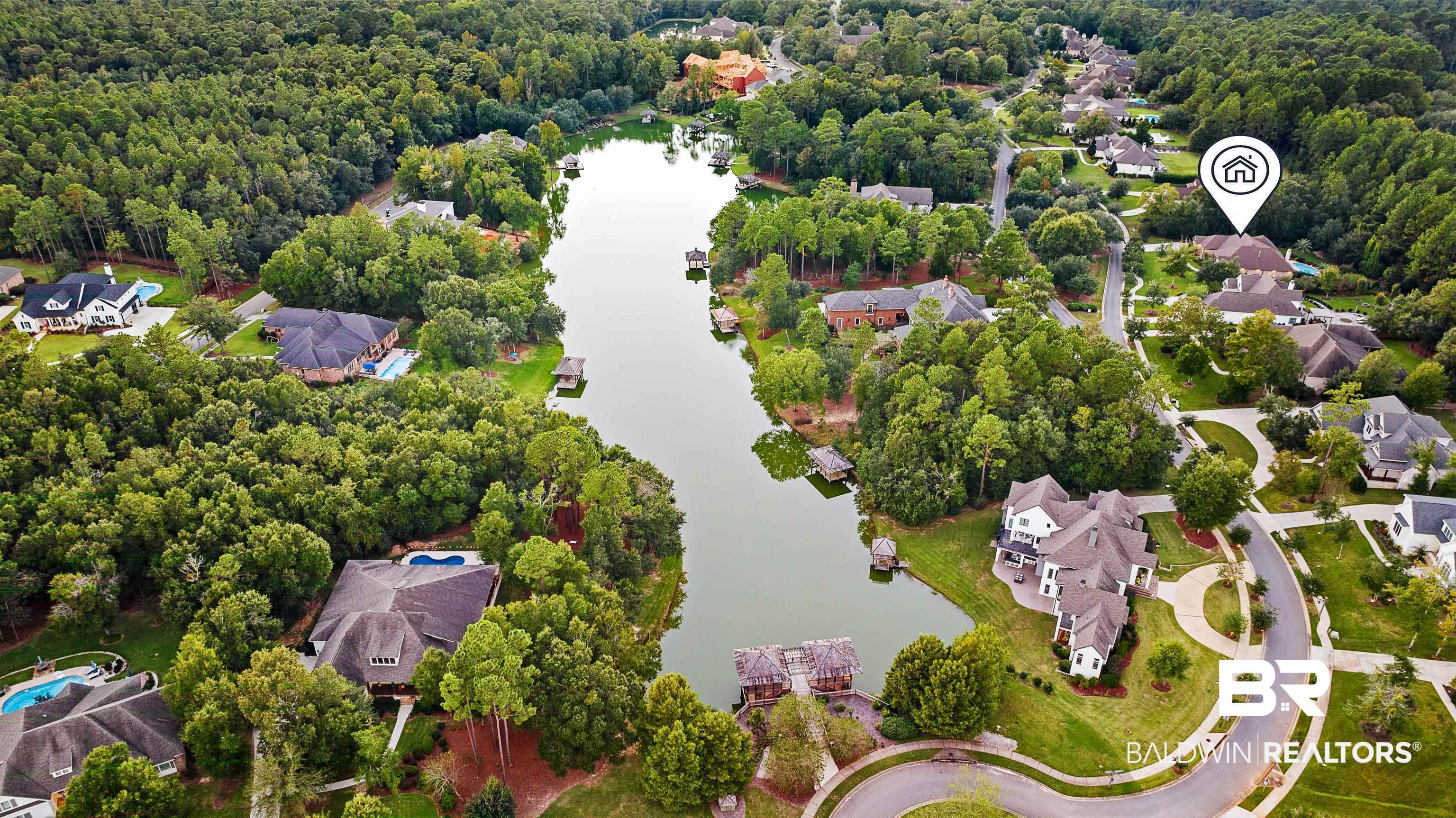 585 Falling Water Boulevard Fairhope, AL 36532 - Photo 56 of 67 Two Stocked Lakes and Pavilion