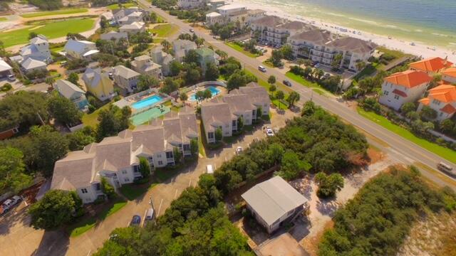 4984 West County Highway 30A, Unit 5B Santa Rosa Beach, FL 32459 - Photo 46 of 46 an aerial view of residential houses with outdoor space