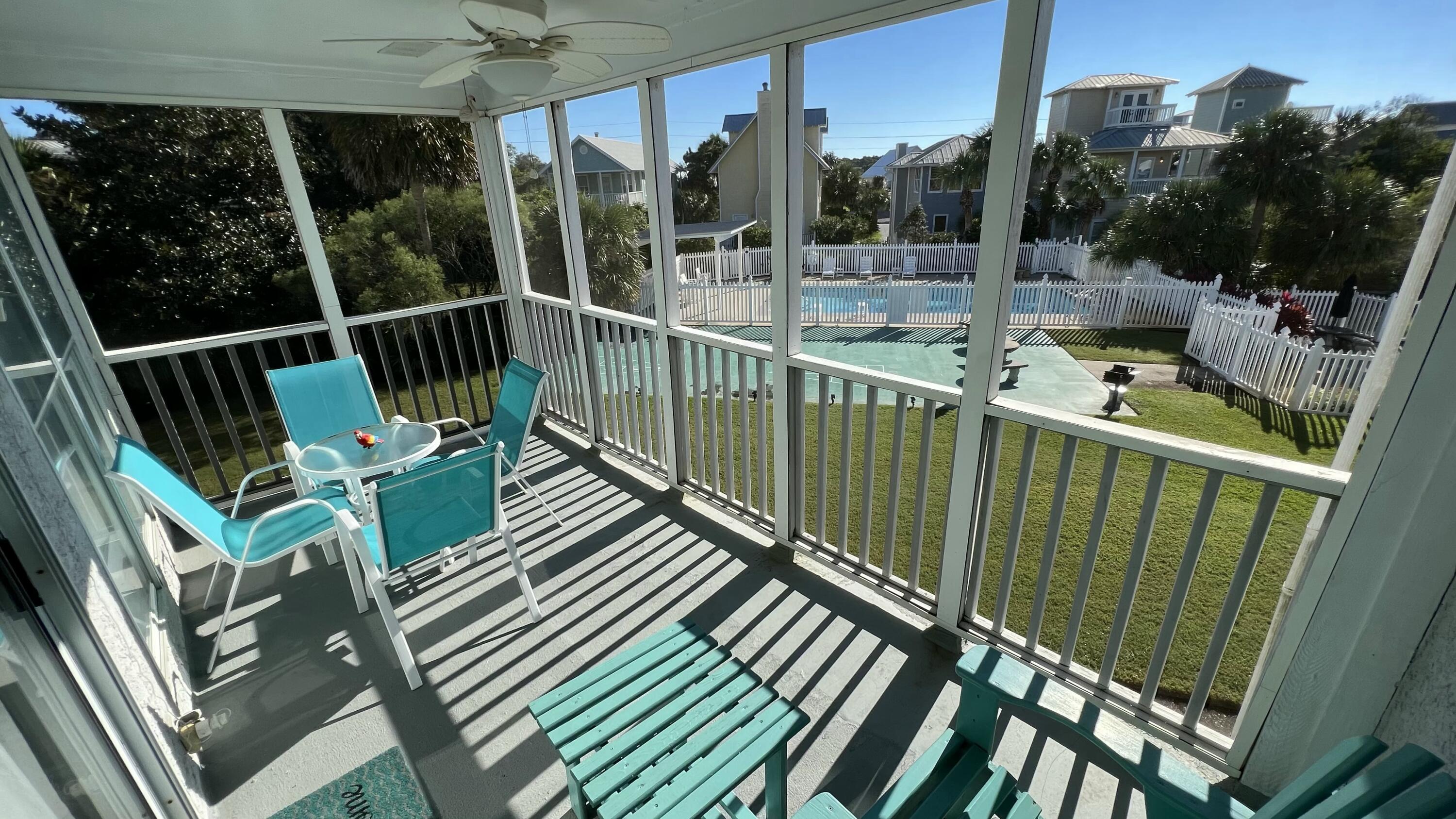 4984 West County Highway 30A, Unit 5B Santa Rosa Beach, FL 32459 - Photo 9 of 46 a view of balcony with furniture