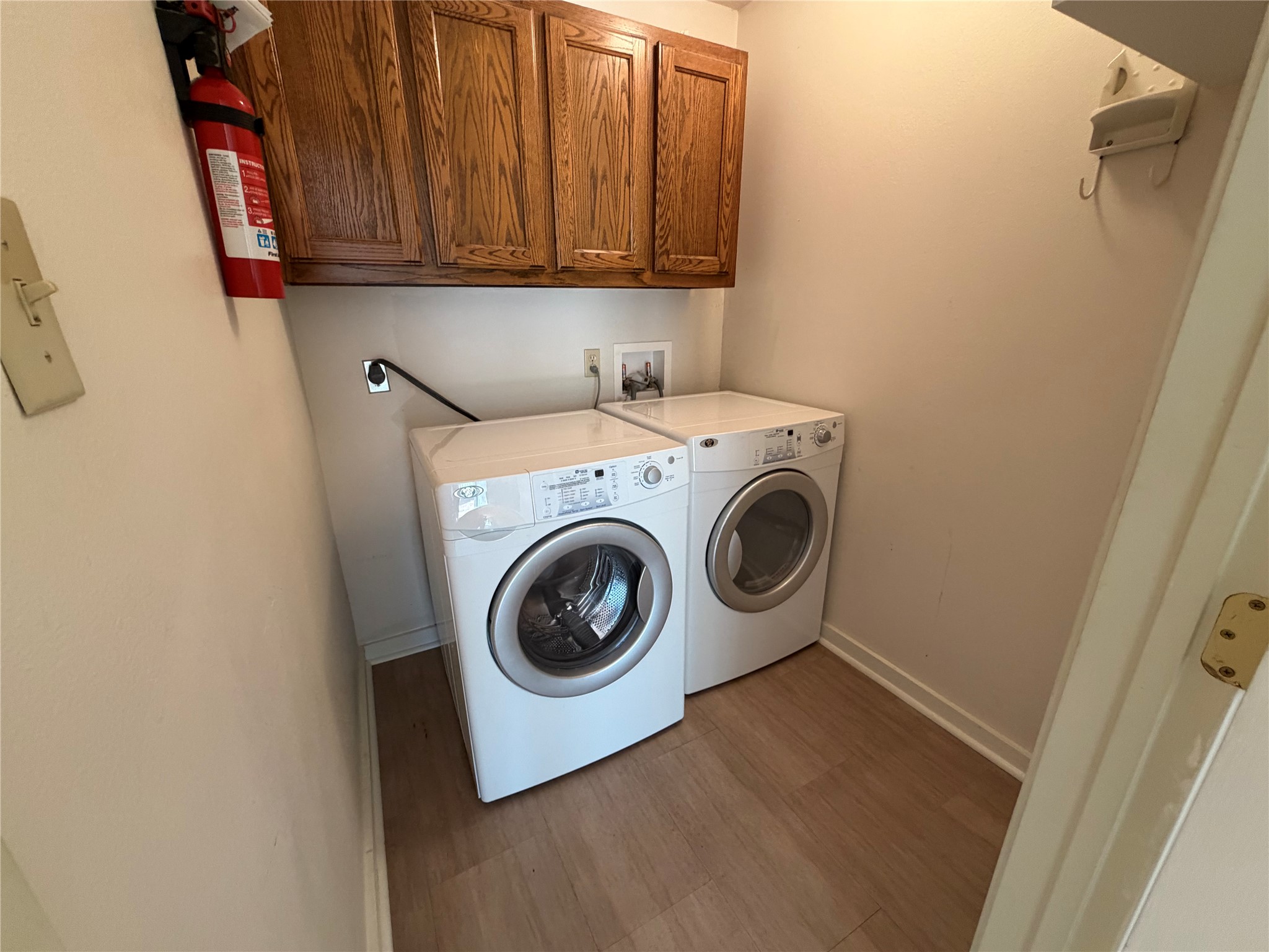Separate laundry room off of the kitchen. Plenty of storage.