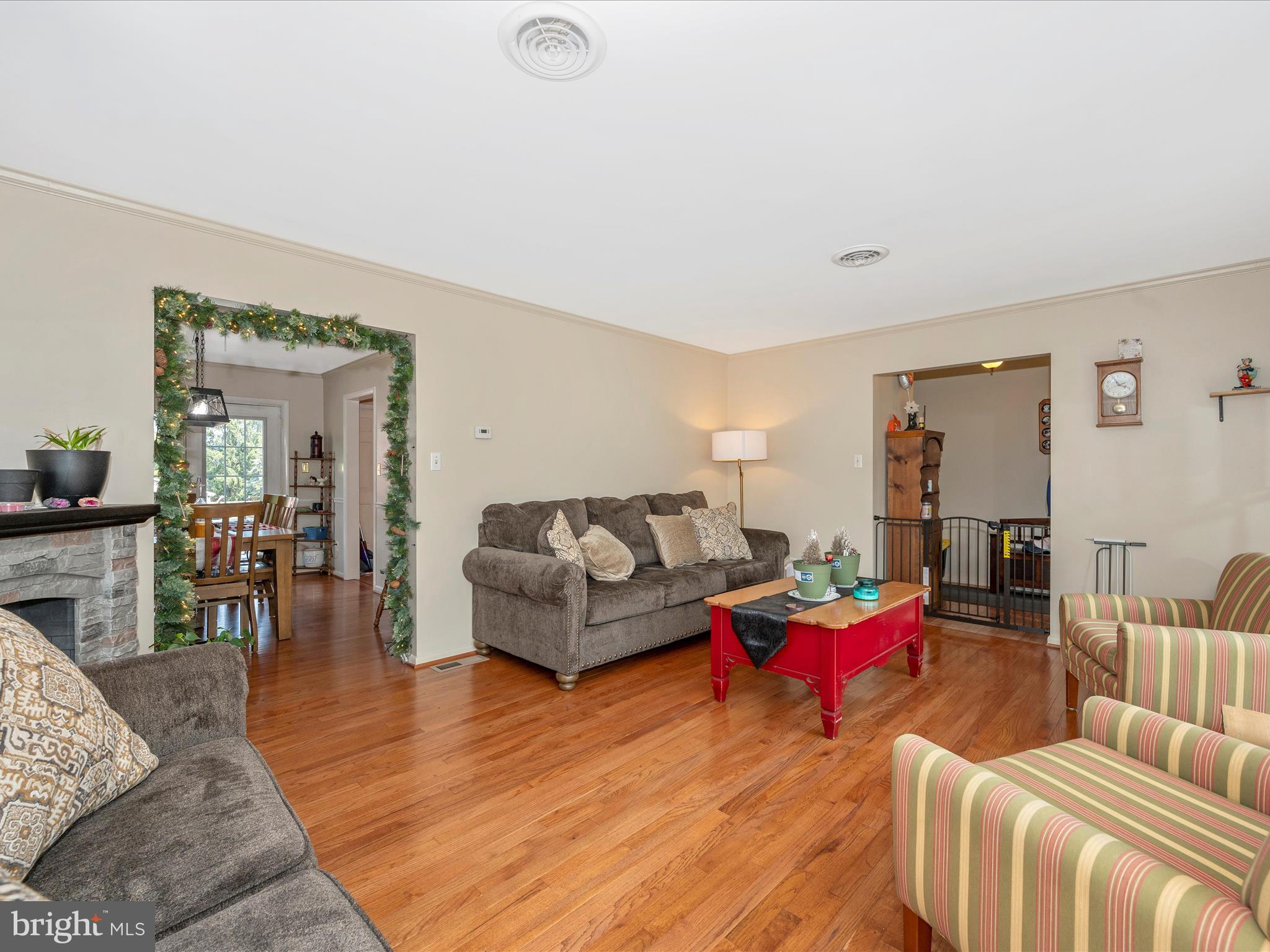 6423 Bikle Road Fayetteville, PA 17222 - Photo 6 of 56 a living room with furniture and wooden floor