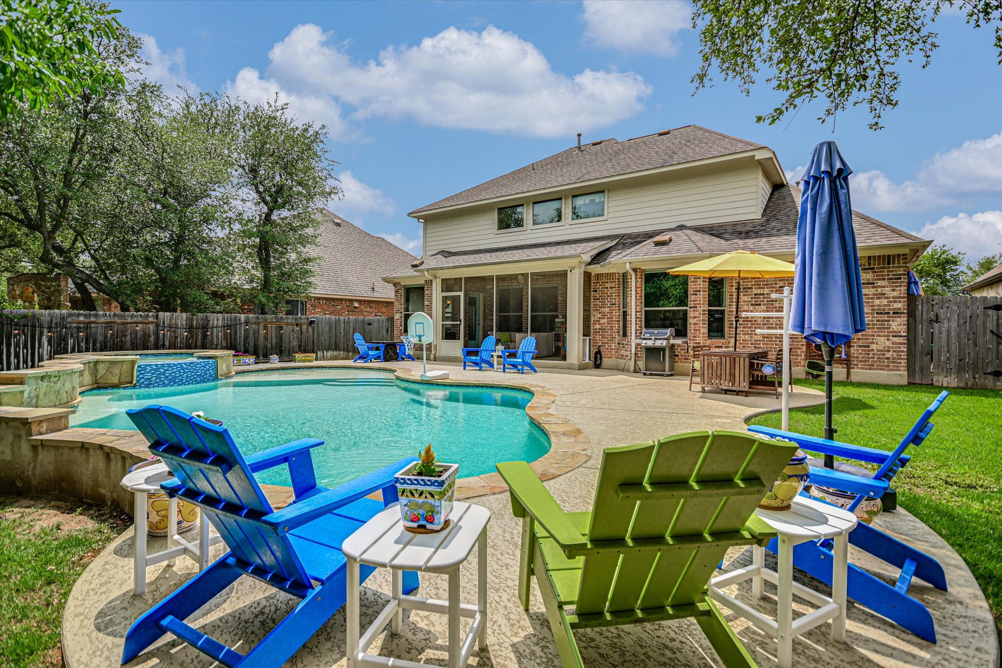 12312 Montclair Bend Austin, TX 78732 - Photo 2 of 40 Sparkling heated saltwater pool and spa